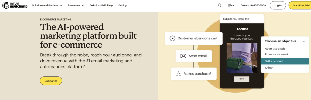 Convertkit vs Mailchimp: mailchimp use cases 